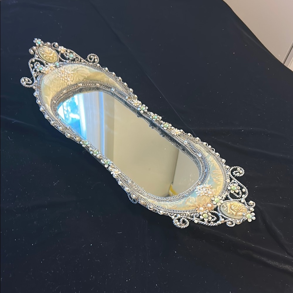 VENETIAN oval Elegant Decorative vanity Mirror